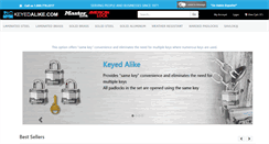 Desktop Screenshot of keyedalike.com